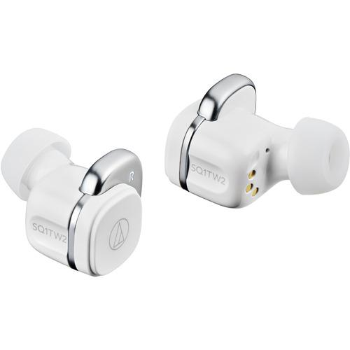 オーディオテクニカ ATH-SQ1TW2 WH ワイヤレスイヤホン ホワイト