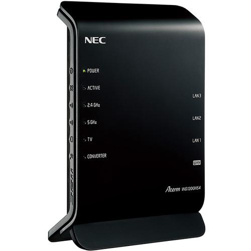 無線ルーター NEC 信託 日本正規品 Wi-Fi PA-WG1200HS4 2×2スタンダードモデル 2ストリーム 無線LANルータ Aterm