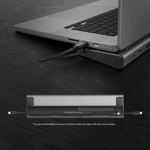 j5 create JCD554 USB4 Triple Display 12in1ドッキングステーション 
