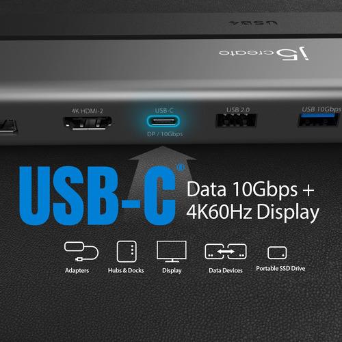 j5 create JCD554 USB4 Triple Display 12in1ドッキングステーション 