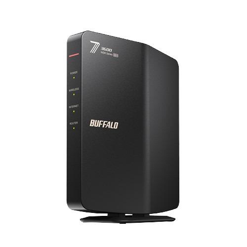 BUFFALO WSR3600BE4PBK デュアルバンドWi-Fiルーター Wi-Fi 7(11be)対応 ブラック（Yahoo!・キムラヤテック ヤフー店）