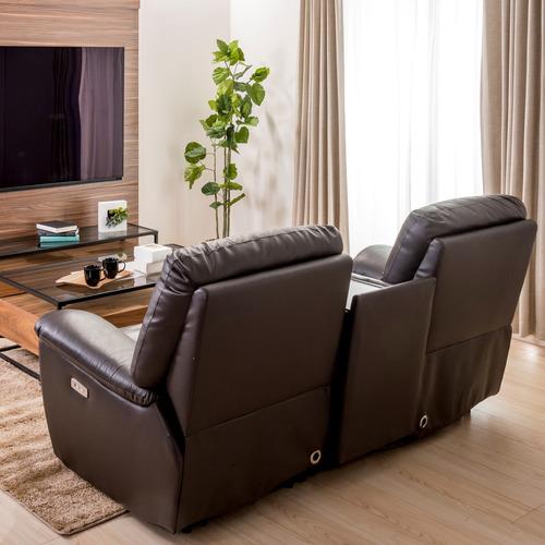 ヤマダオリジナル 電動リクライニングソファ「YES140001DBR3P/L25 」幅