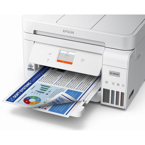 EPSON EW-M674FT A4カラーインクジェット複合機   ホワイトの画像