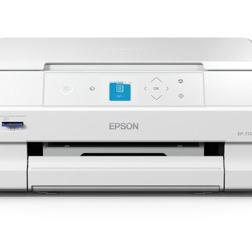EPSON EP-717A A4カラーインクジェット複合機 ホワイト : キムラヤ