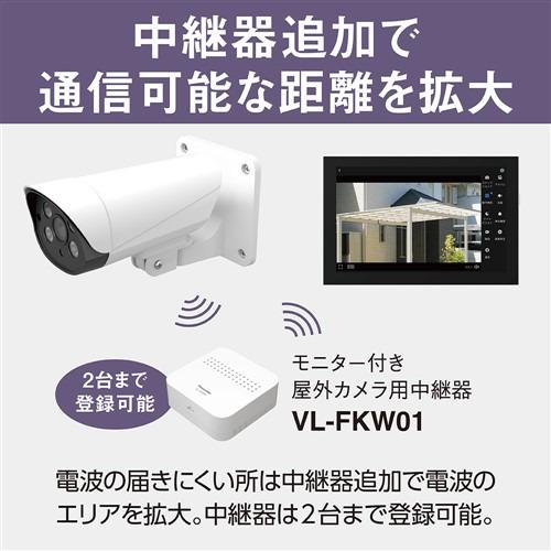 パナソニック VL-CV100K モニター付き屋外カメラ 400万画素 IP54防水