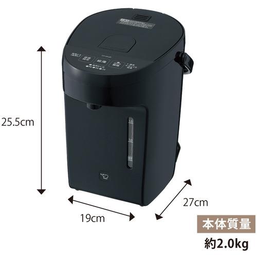 象印 電動ポット STAN. 1.2L ブラック CP-CA12-BA/srm 楽天市場