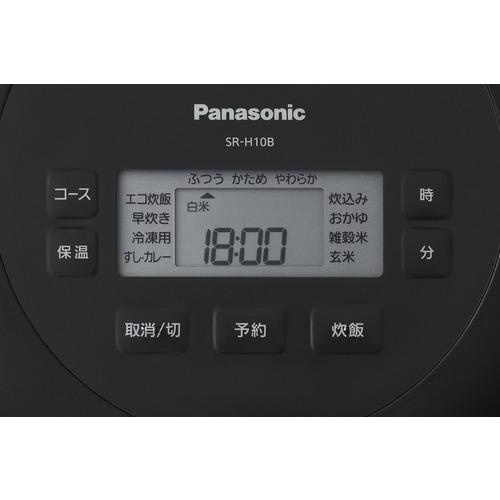 アウトレット超特価】パナソニック SR-H10B-K IHジャー炊飯器 5.5合 