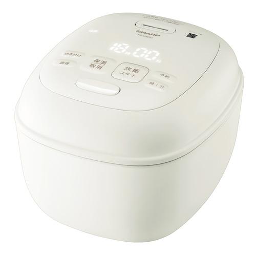 シャープ KSCS05J ジャー炊飯器 3mm厚釜＆球面炊き 3合炊き ホワイト