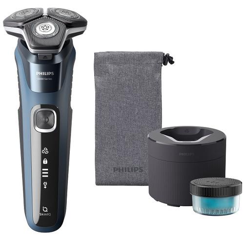 PHILIPS S5880／60 ウェット&ドライ電気シェーバー 5000シリーズ クイッククリーンポッド付 セルリアンブルー PHILIPS S5880／60 ウェット&ドライ電気シェーバー 5000シリーズ クイッククリーンポッド付 セルリアンブルー