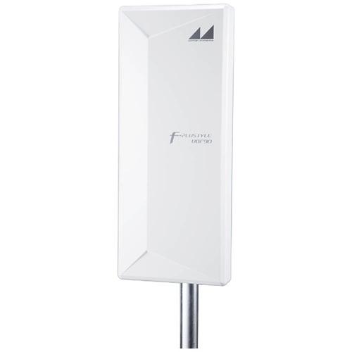 日本アンテナ UDF90W 屋外用薄型UHFアンテナ　強・中電界向け　水平偏波専用 F-PLUSTYLE（エフプラスタイル）  ホワイト