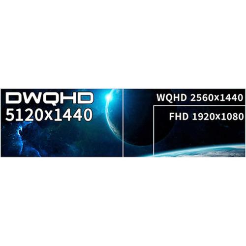 JAPANNEXT 量子ドット有機ELパネル144Hz DWQHD 超ウルトラワイド湾曲