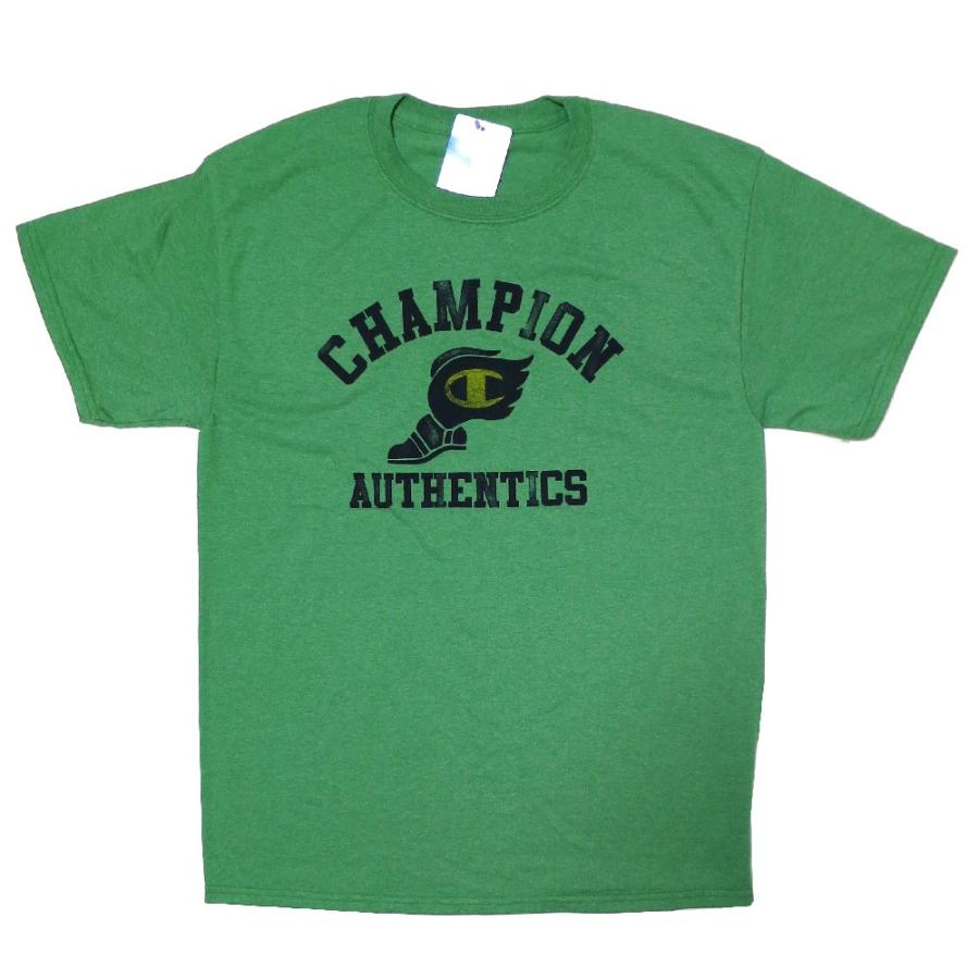 Champion GRAPHIC JERSEY T-Shirt (FOREST HEATHER) / チャンピオン グラフィック Tシャツ Y04771｜e-westclubstore｜02