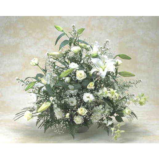 正規激安 メモリアル パナシェ ユリとバラと蘭のアレンジメント 春夏新色 Www Simon Page Com