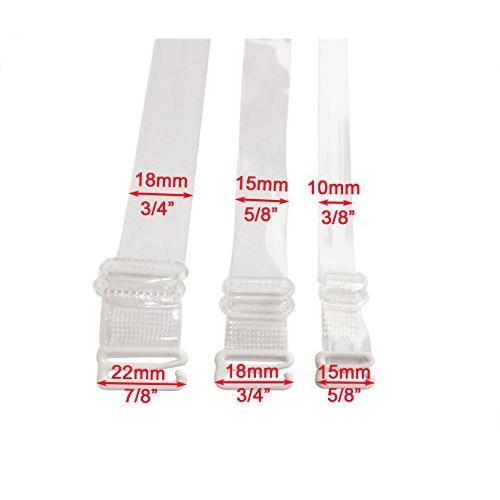 DoHope ブラストラップ 透明 シリコンの透明ストラップ サラサラストレッチ・クリアストラップ (3本組, 幅:15mm)|e-y-shop|04