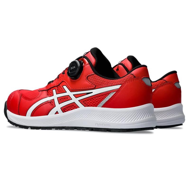 新品/asics WINJOB CP219 24cm レッド/ホワイト ウィンジョブ アシックス作業用靴asicsWinJobCP219クラシックレッド