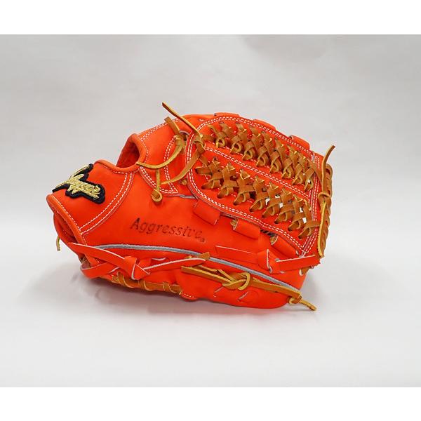 久保田スラッガー 硬式グラブ KSG-MS1 Fオレンジ 湯もみ型付け