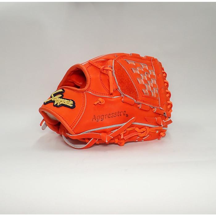 新品　久保田スラッガー　硬式グローブ　KSG-MP1 久保田スラッガー 硬式グローブ KSG-MP1 Fオレンジ 湯もみ型付け