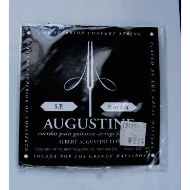 クラシックギター弦 オーガスチン AUGUSTINE 黒 BLACK バラ売り　6弦