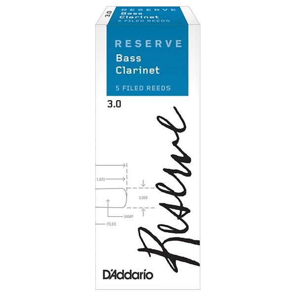 ダダリオリード　バスクラリネット　3.5番　5枚入り　3箱セット D'Addario（ダダリオ） レゼルヴ バスクラリネット 5枚入 : e-よしや