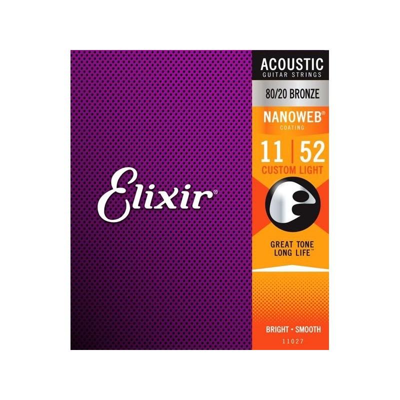 Elixir エリクサーNANOWEBコーティング アコースティック 80/20
