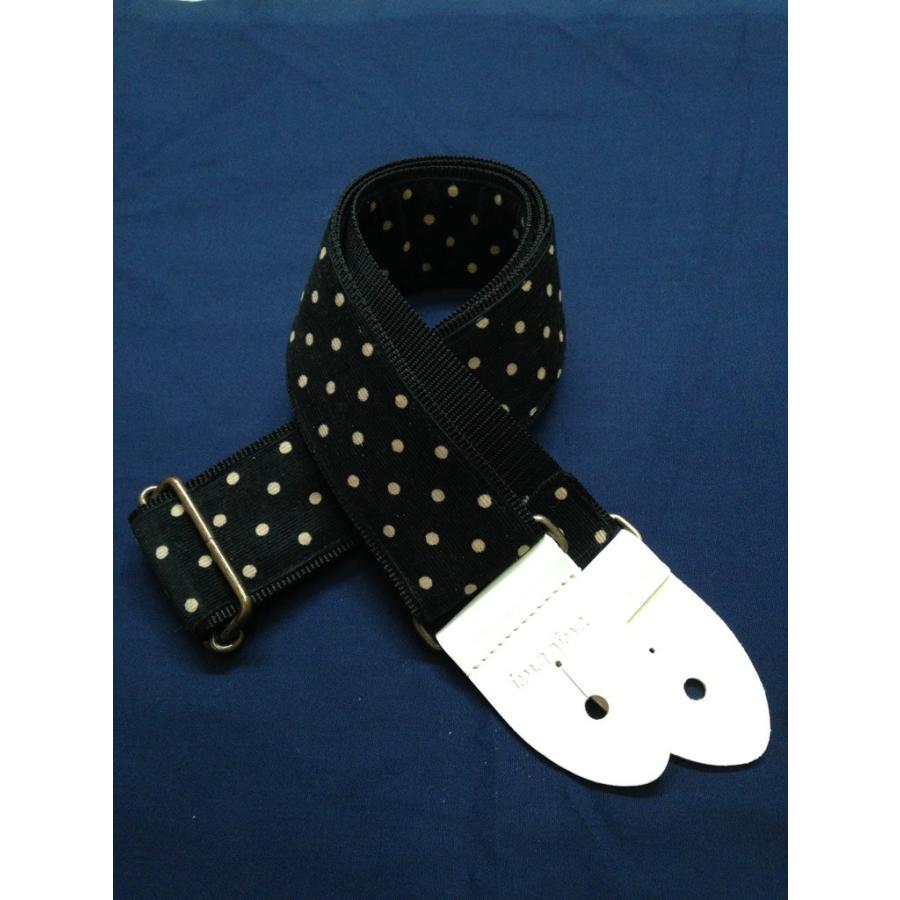 imagine (イマジン) ギターストラップ ドット/ブラック 東海楽器