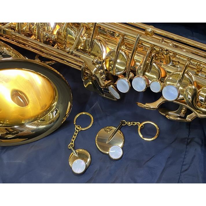 キーリング サックス キーホルダー チャーム 管楽器 サクソフォーン
