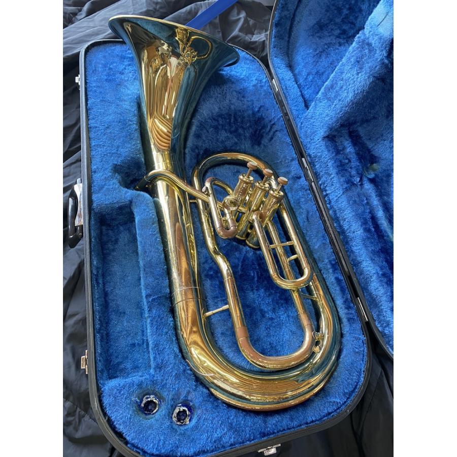 ヤマハ　フロントベル　ユーフォニアム　YEP211 Yamaha YEP-211S Student Euphonium with Front-facing Bell - Silver