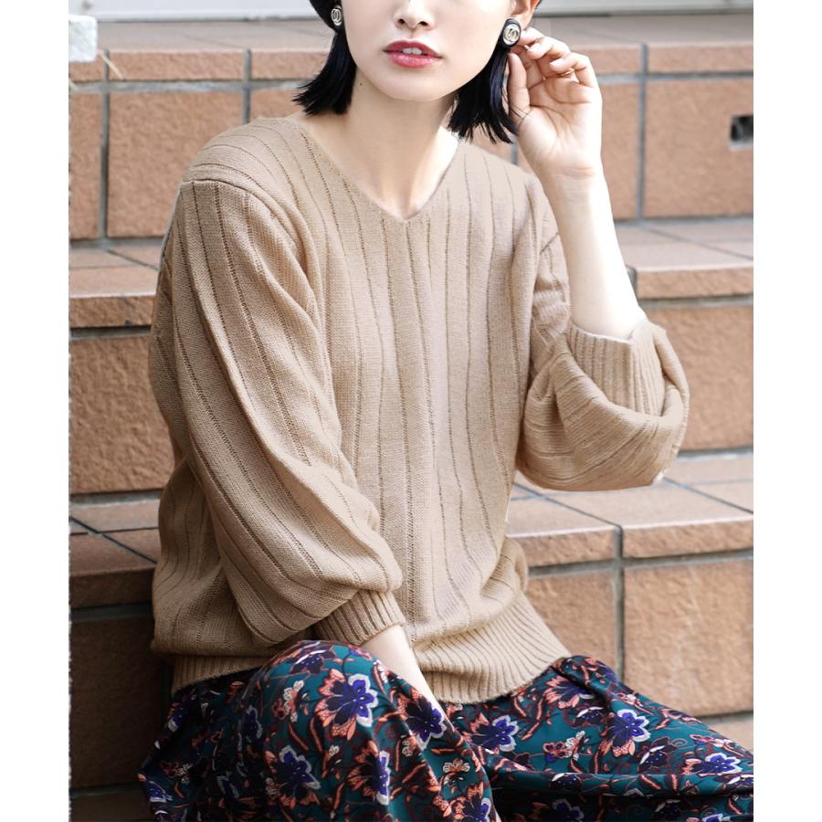 ニット レディース 春 春物 春服 トップス ゆったり プルオーバー ライトニット リブニット 長袖 ワイドリブ ニットプルオーバー イーザッカマニア Yahoo 店 通販 Yahoo ショッピング