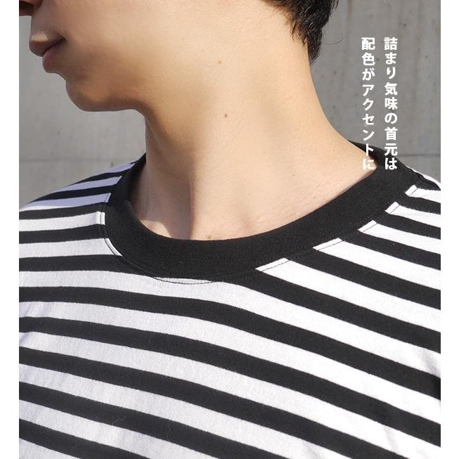 カットソー M L Ll メンズ ロンt ロング Tシャツ インナー 長袖 コットン 大きいサイズ ゆったり コットンカットソー メンズ 長袖 ボーダー イーザッカマニア Yahoo 店 通販 Yahoo ショッピング