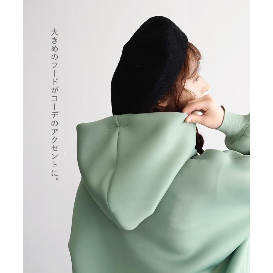 パーカー レディース トップス スウェット トレーナー カットソー プルオーバー 長袖 フード サイドジップ ダンボールニットパーカー イーザッカマニア Yahoo 店 通販 Yahoo ショッピング