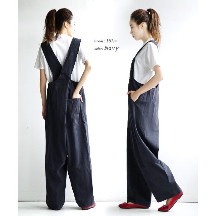サロペット サロペットパンツ レディース ボトムス 夏 オーバーオール オールインワン ワイドパンツ ロングパンツ 大きめサイズ ゆったり ナチュラル イーザッカマニア Yahoo 店 通販 Yahoo ショッピング