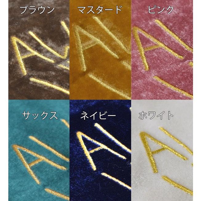 トートバッグ トート バッグ ベロア ロゴ カバン 鞄 スクエア ゴールド 英字 刺繍 ベルベット レディース Legato Largo｜e-zakkamania｜05