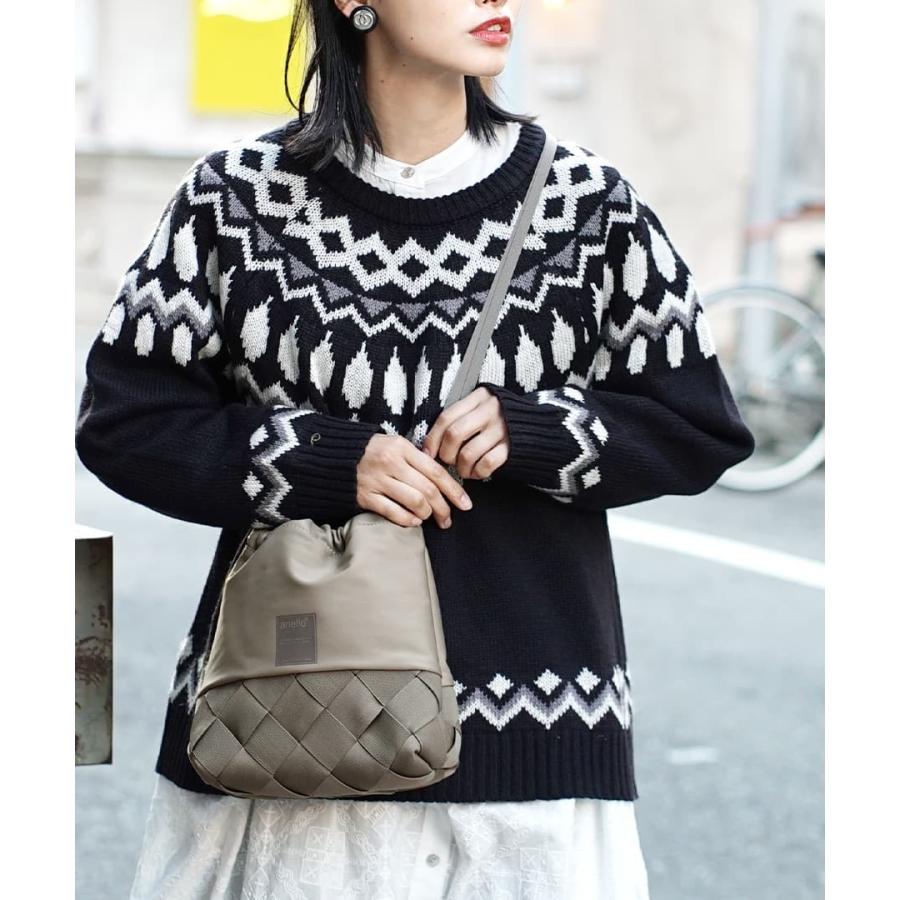 上質で快適 ショルダーバッグ レディース Anello アネロ メンズ 男女兼用 バック かばん カバン 鞄 ポシェット 巾着 肩掛け ミニバッグ Mia Mini Shoulder Bag