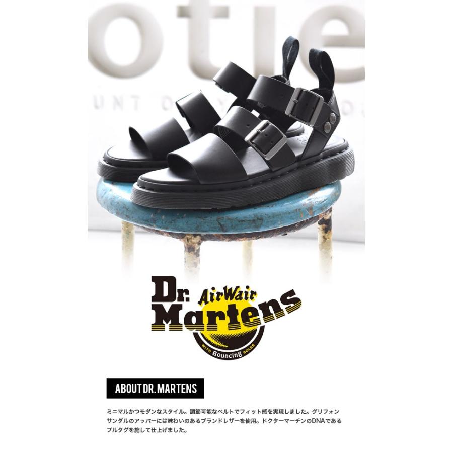 サンダル 23〜25cm 夏 ストラップシューズ 厚底 マーチン レザーシューズ  大きいサイズ  Dr.Martens ドクターマーチン Gryphon｜e-zakkamania｜08