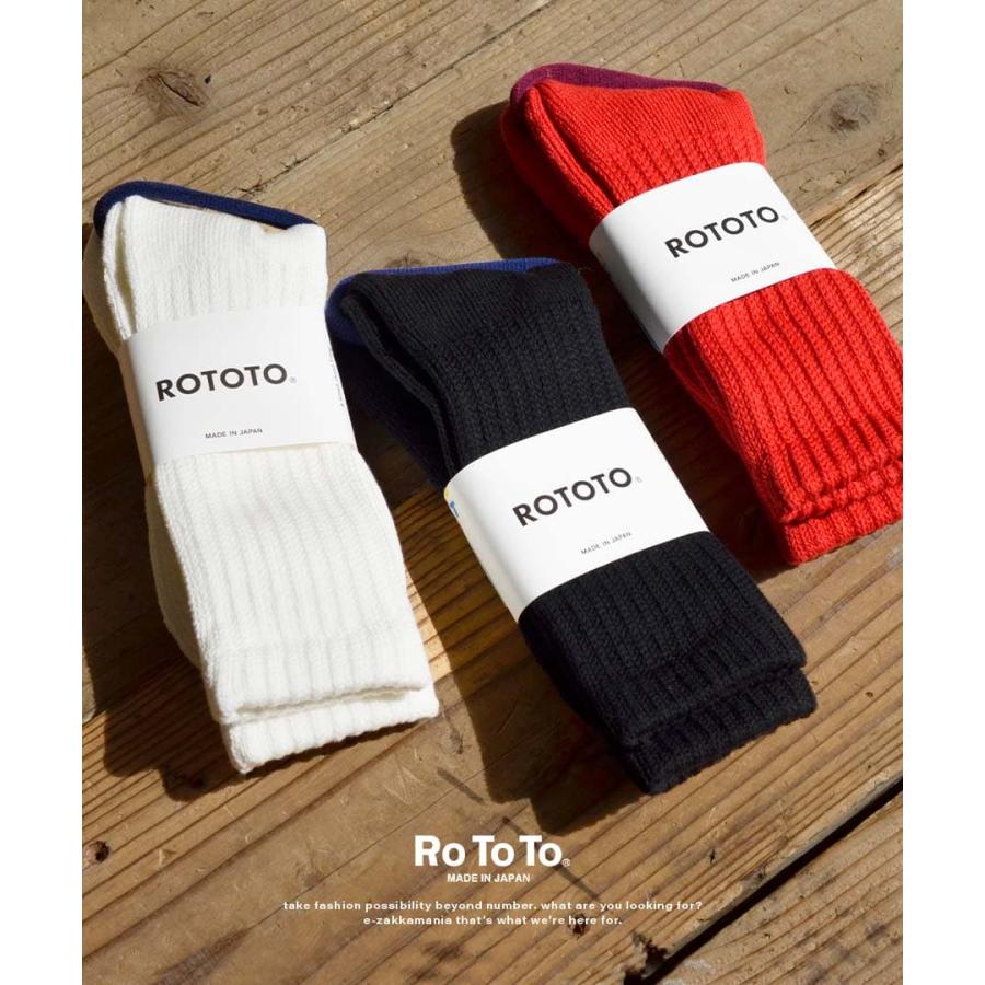 ソックス レディース 23-25 25-27cm 靴下 くつ下 フットウェア クルーソックス ルーズソックス  RoToTo ロトト LOOSE PILE CREW SOCKS 返品交換不可｜e-zakkamania｜08