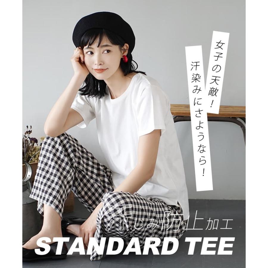 汗染み防止 Tシャツ レディース 半袖 夏 トップス カットソー ゆったり Zootie ズーティー 汗しみない Tシャツ スタンダード イーザッカマニアストアーズ 通販 Paypayモール