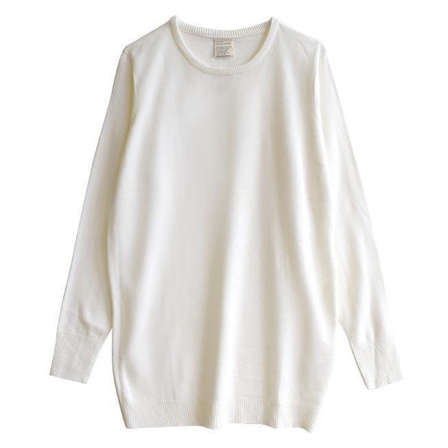 ニット 春 レディース チュニック セーター 大きいサイズ おうちで洗える 発熱ニット 無地 ボーダー 長袖 輝く高品質な