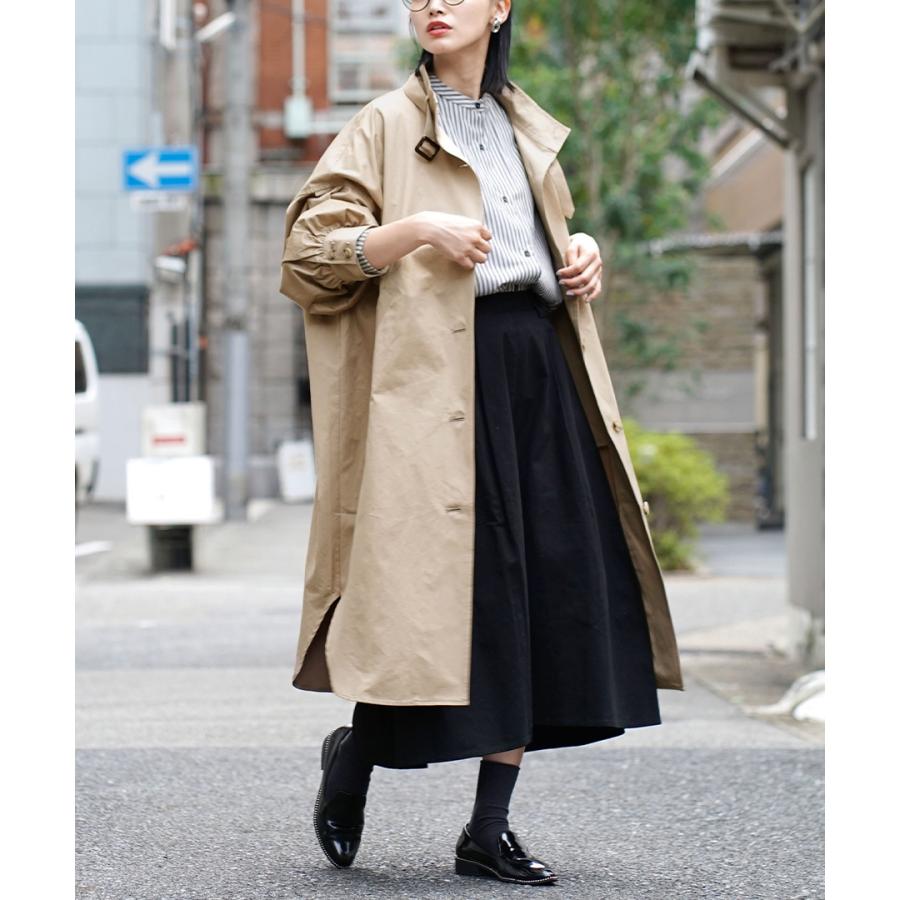 コート 春 春服 レディース アウター 長袖 トレンチ Apartment Department アパートメントデパートメント ベルト付き スタンドカラーシャツコート イーザッカマニアストアーズ 通販 Paypayモール