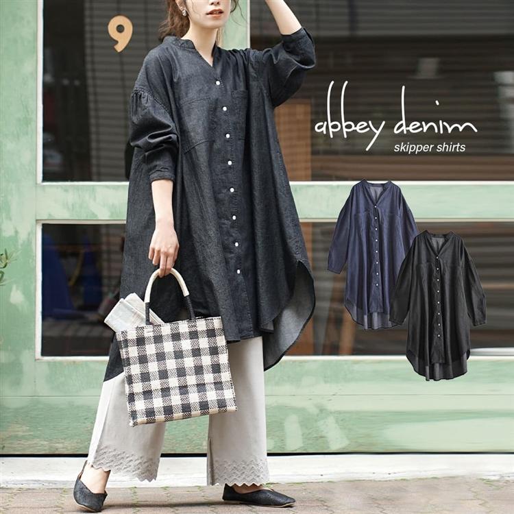 ワンピース レディース 夏 ワンピ ロング チュニック デニム 綿 大きめ Zootie ズーティー アビーベーシックライトデニム スキッパーシャツ ワンピース イーザッカマニアストアーズ 通販 Yahoo ショッピング