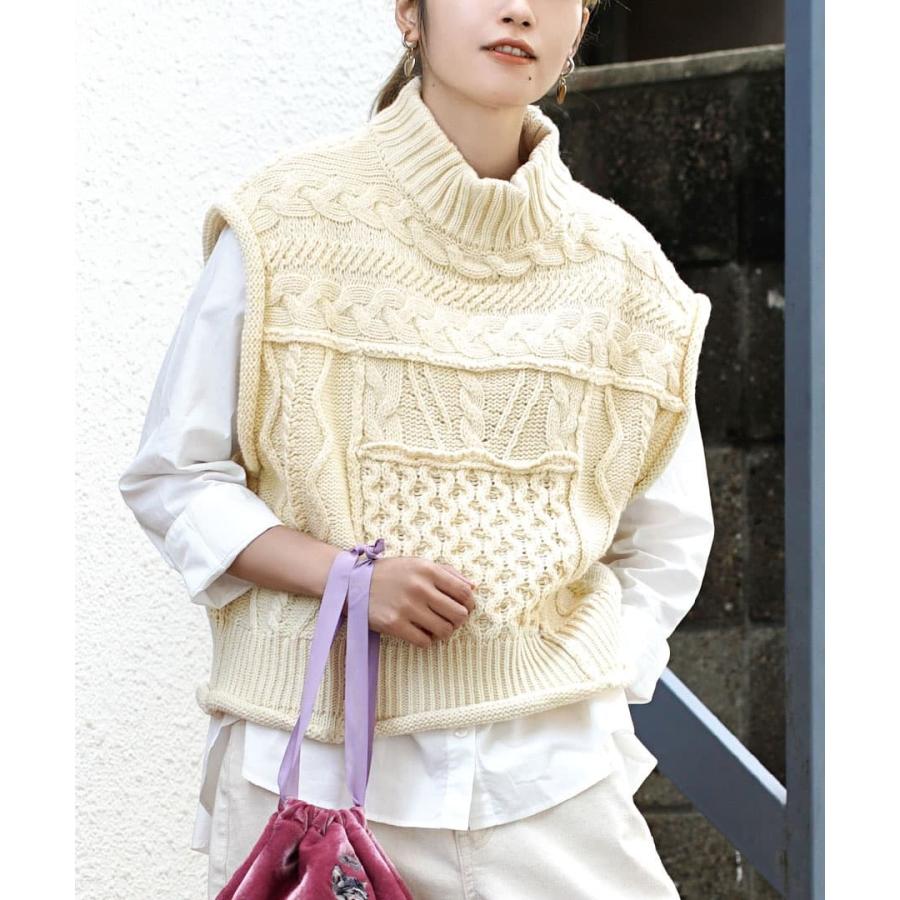 ケーブルニットベスト 春 春服 レディース トップス ニット セーター プルオーバー ざっくりニット ノースリーブ 防寒 大きいサイズ 秋春 パッチワーク イーザッカマニアストアーズ 通販 Paypayモール