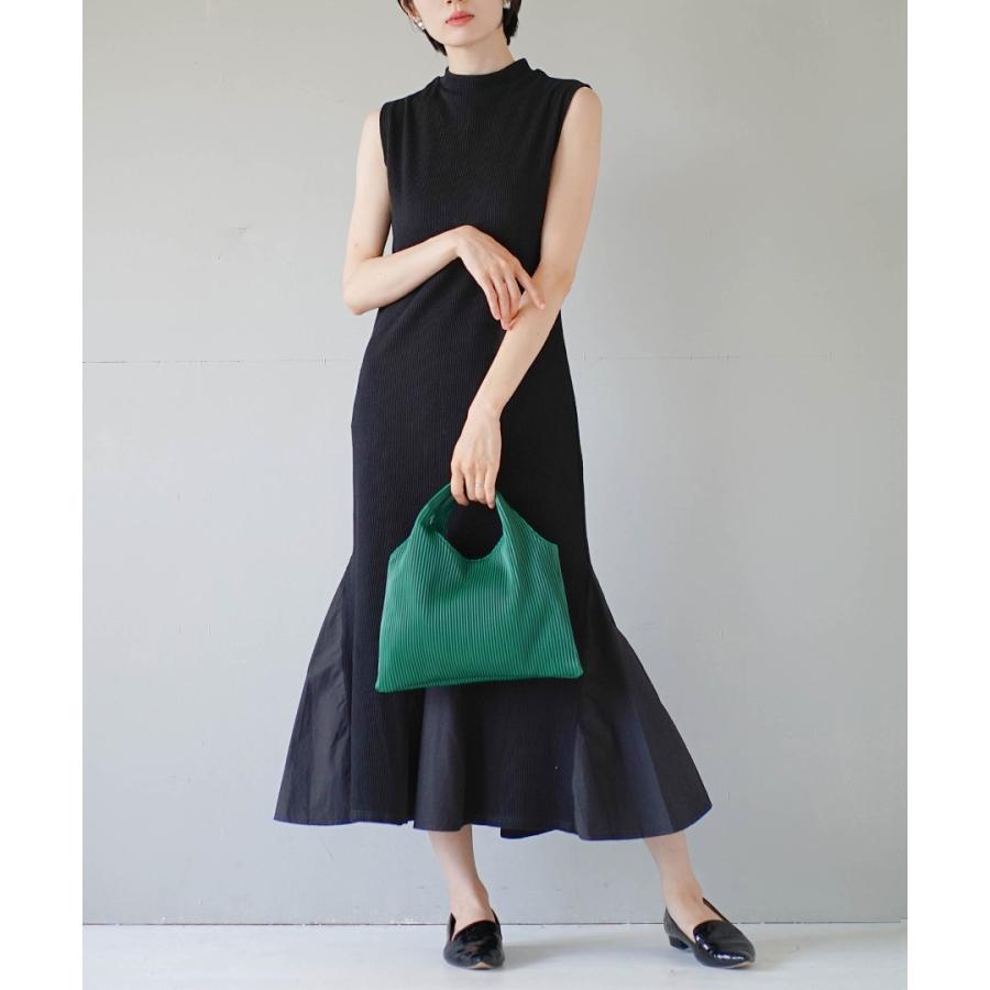 ワンピース レディース 秋 ニットワンピ ロング ノースリーブ サマーニット マキシ丈 ロング丈 綿混 コットン混 きれいめ リブマーメイド ワンピース イーザッカマニアストアーズ 通販 Yahoo ショッピング