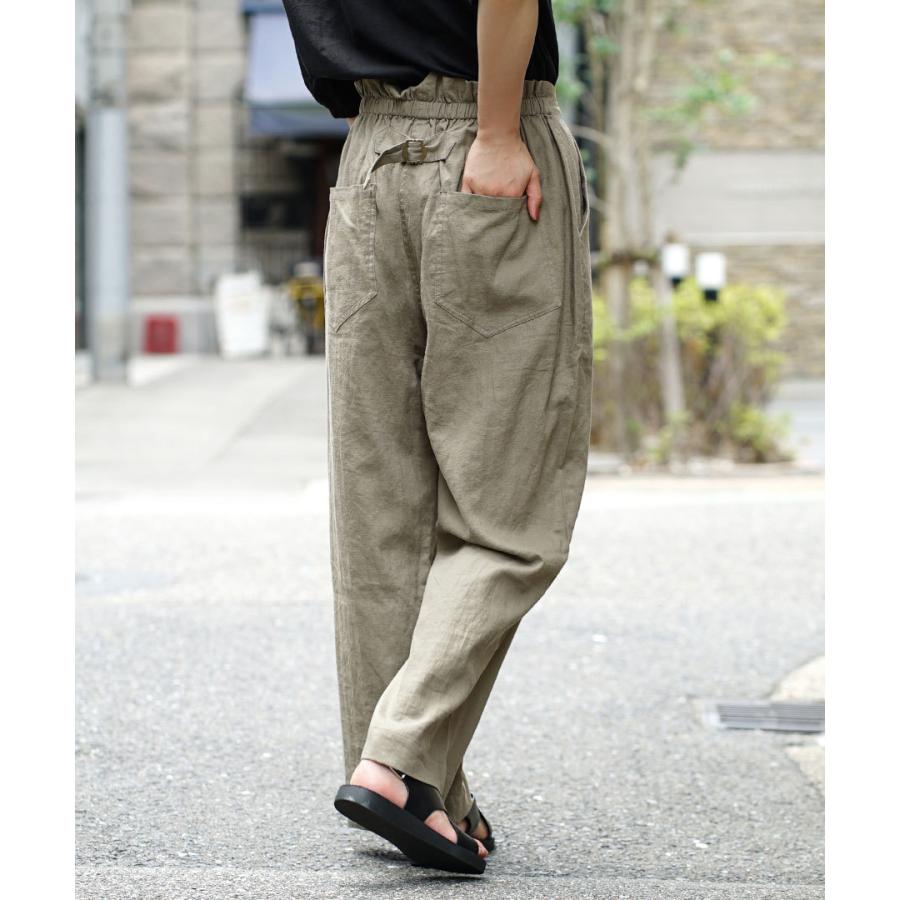パンツ レディース 夏 涼しい ボトムス ロング テーパードパンツ ワイドパンツ 大きめ ゆったり Apartment Department コットンリネン ソフトテーパードパンツ イーザッカマニアストアーズ 通販 Yahoo ショッピング