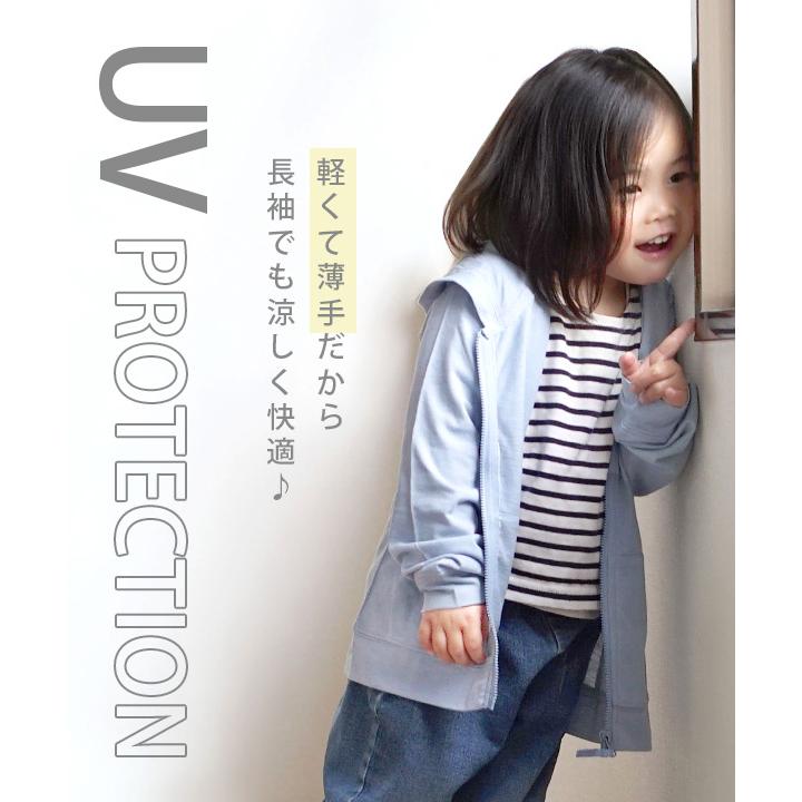 e-zakkamania stores UVカット パーカー キッズ 100〜130 こども e-zakkamania stores UVカット パーカー キッズ 100〜130 こども