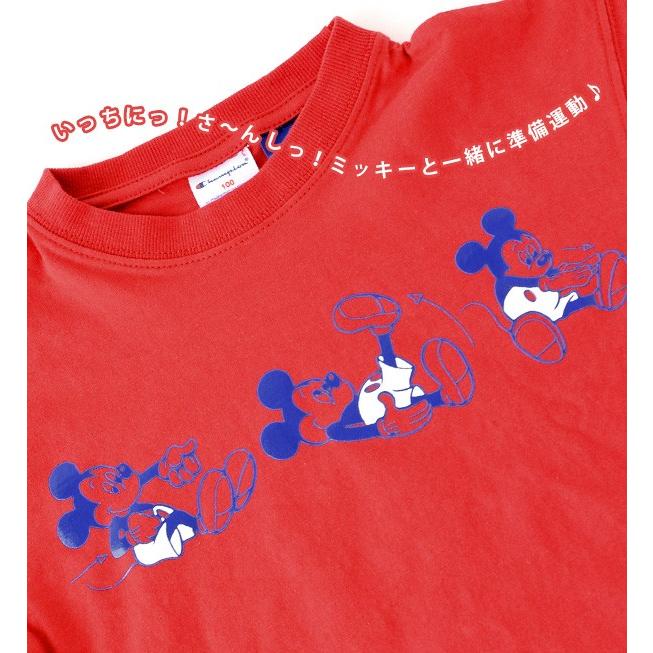 キッズ 夏 Tシャツ ミッキーマウス プリント 子供 女の子 男の子 トップス カットソー綿100 コットン ミッキー ディズニー Champion チャンピオン Disney イーザッカマニアストアーズ 通販 Paypayモール
