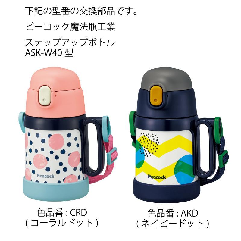 ピーコック魔法瓶工業 ASK-W40用さげひもセット コーラルドット ASK