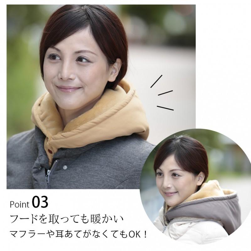 防寒 帽子 寒さ対策 首 耳あて 防寒グッズ 寒さ対策 自転車あったかほかほかフード レディースファッション ココチのくらし雑貨店 通販 Yahoo ショッピング