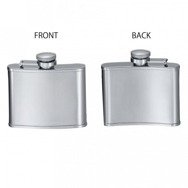 ウィスキーボトル スキットル ヒップフラスコ フラスクボトル 携帯 ボトル ウィスキーボトル ジョウゴ付 プレーン S000 4 0oz 110cc 角丸 酒 アウトドア キャン ココチのくらし雑貨店 通販 Yahoo ショッピング