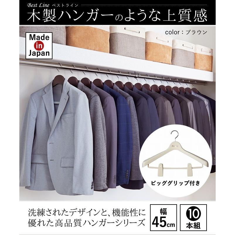 ハンガー すべらない おしゃれ セット 10本組 まとめ買い スーツ