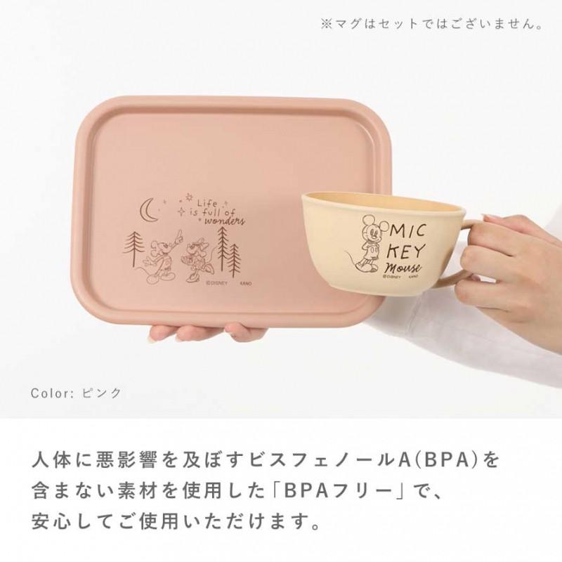 カノー ディズニー トレー ミッキー 抗菌加工 食洗機対応 レンジ対応