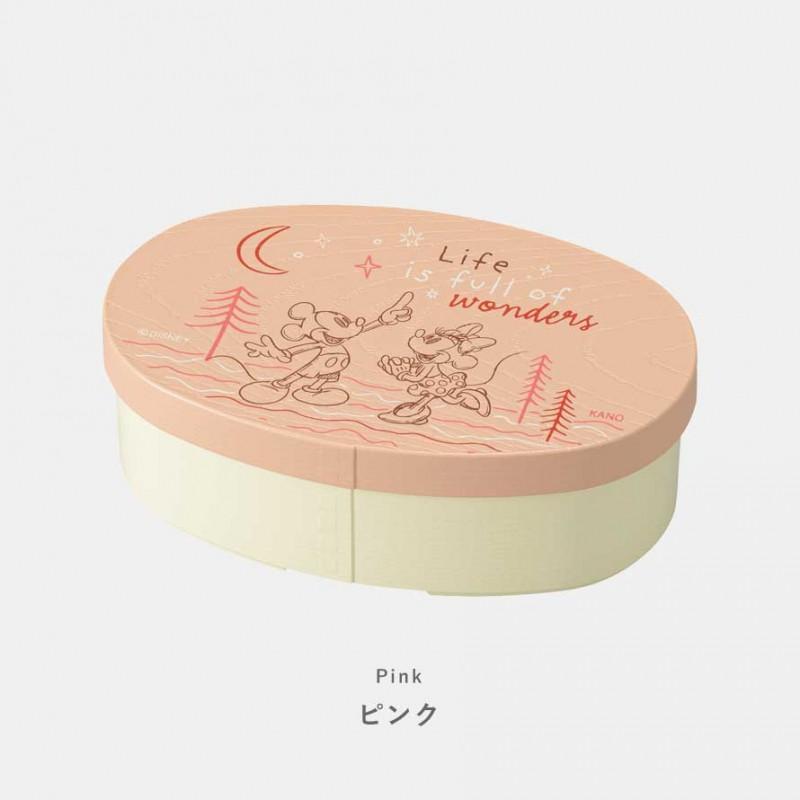 カノー ディズニー 弁当箱 女子 大人 曲げわっぱ レンジ対応 ミッキー